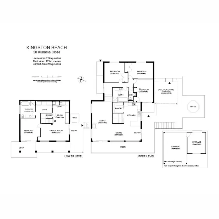 Floorplan of Homely house listing, 50 Kunama Close, Kingston Beach TAS 7050