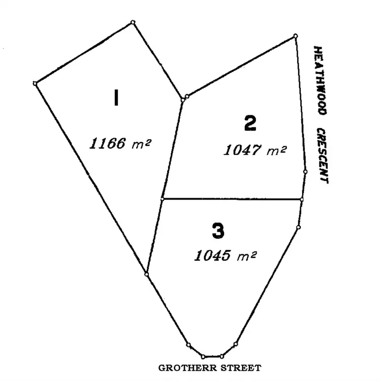 Floorplan of Homely land listing, 1 Heathwood Crescent, Qunaba QLD 4670
