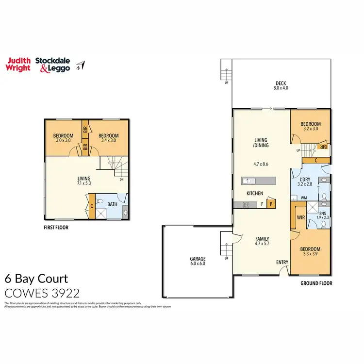 Floorplan of Homely house listing, 6 Bay Court, Cowes VIC 3922