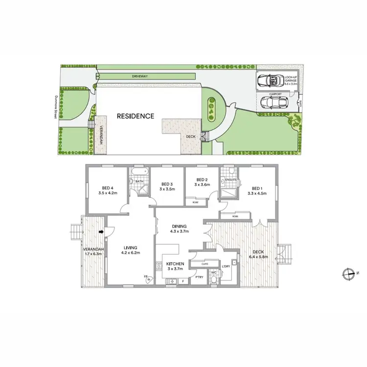 Floorplan of Homely house listing, 17 Dunmore Street, East Toowoomba QLD 4350