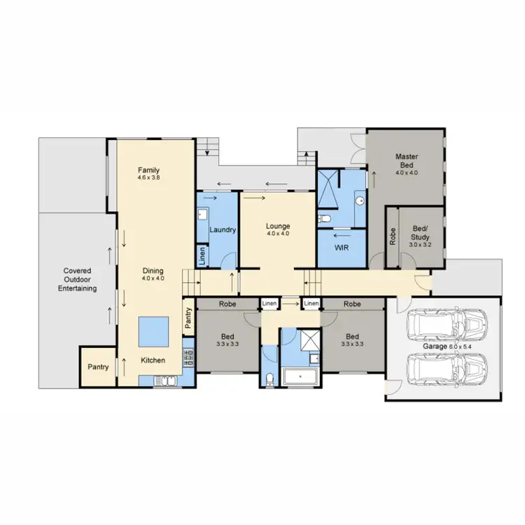 Floorplan of Homely house listing, 22 Carrathool Avenue, Rosebud VIC 3939
