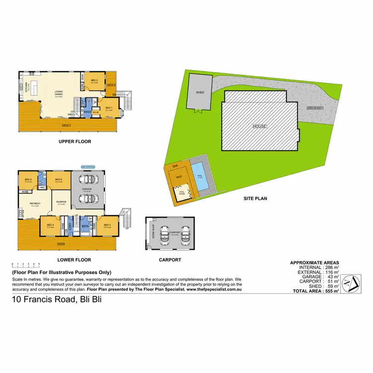 Floorplan of Homely house listing, 10 Francis Road, Bli Bli QLD 4560