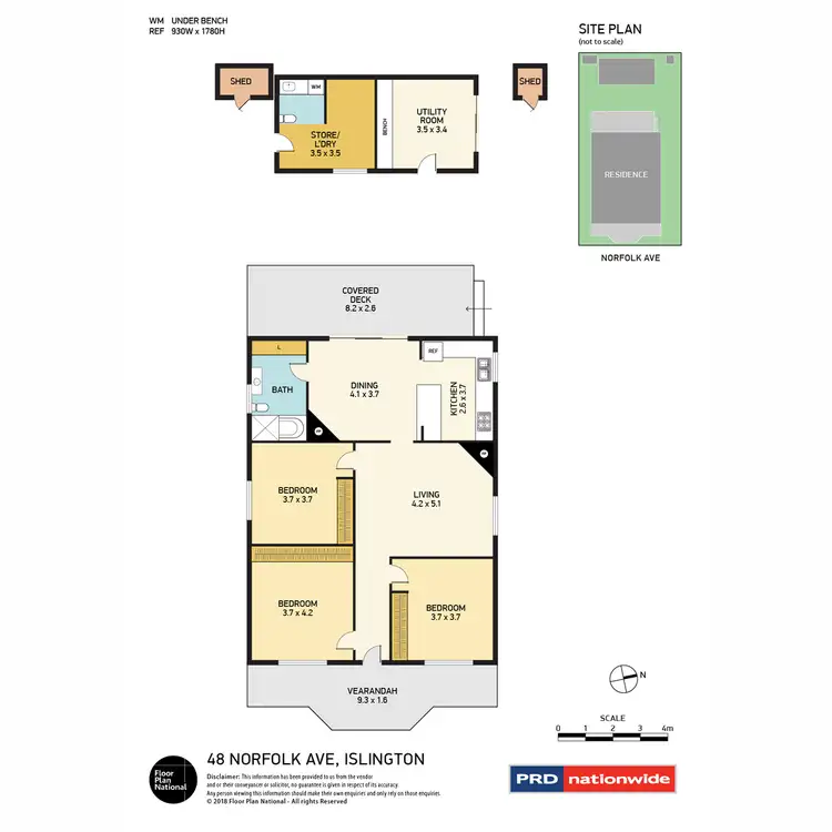 Floorplan of Homely house listing, 48 Norfolk Avenue, Islington NSW 2296