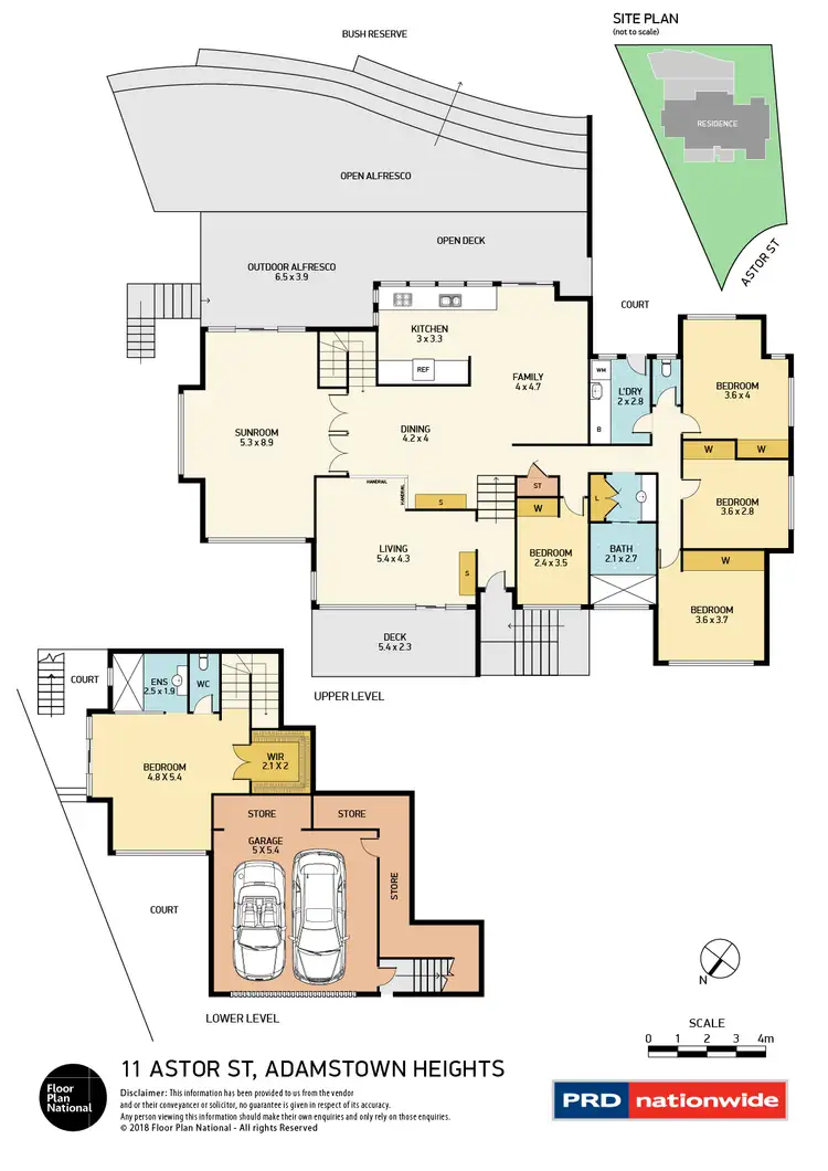 Floorplan of Homely house listing, 11 Astor Street, Adamstown Heights NSW 2289