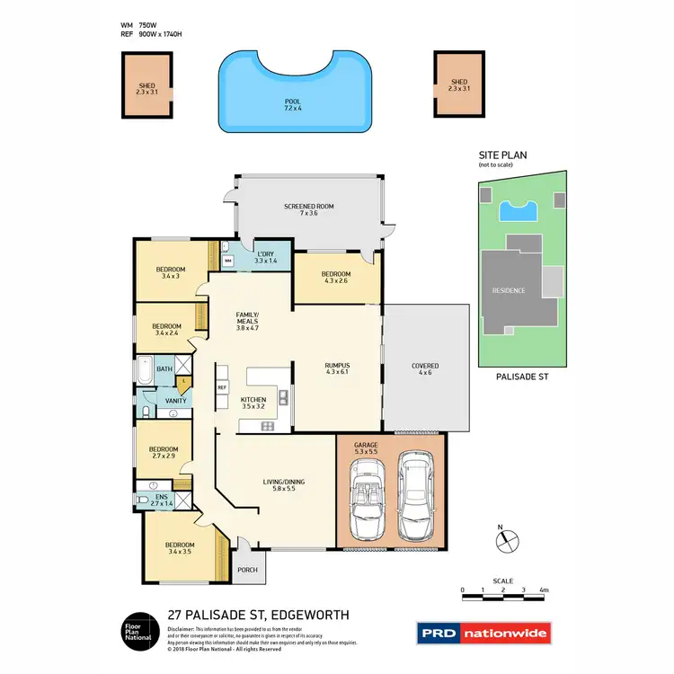 Floorplan of Homely house listing, 27 Palisade Street, Edgeworth NSW 2285