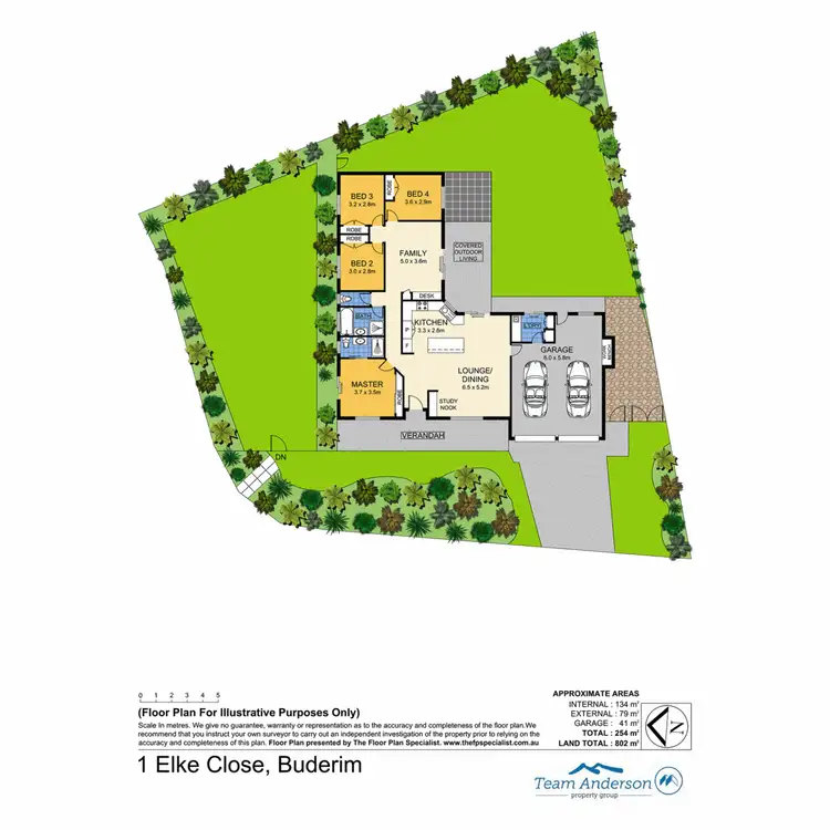 Floorplan of Homely house listing, 1 Elke Close, Buderim QLD 4556