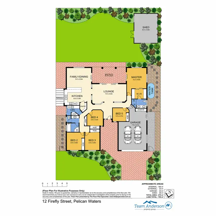 Floorplan of Homely house listing, 12 Firefly Street, Pelican Waters QLD 4551