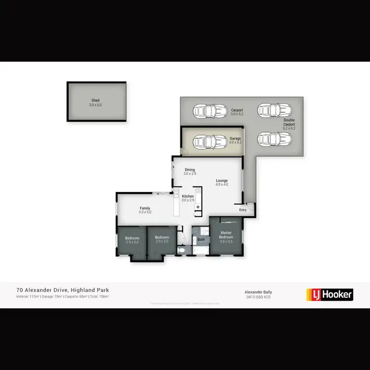 Floorplan of Homely house listing, 70 Alexander Drive, Highland Park QLD 4211