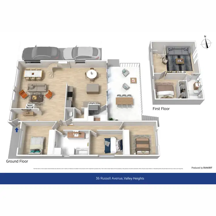 Floorplan of Homely house listing, 36 Russell Avenue, Valley Heights NSW 2777