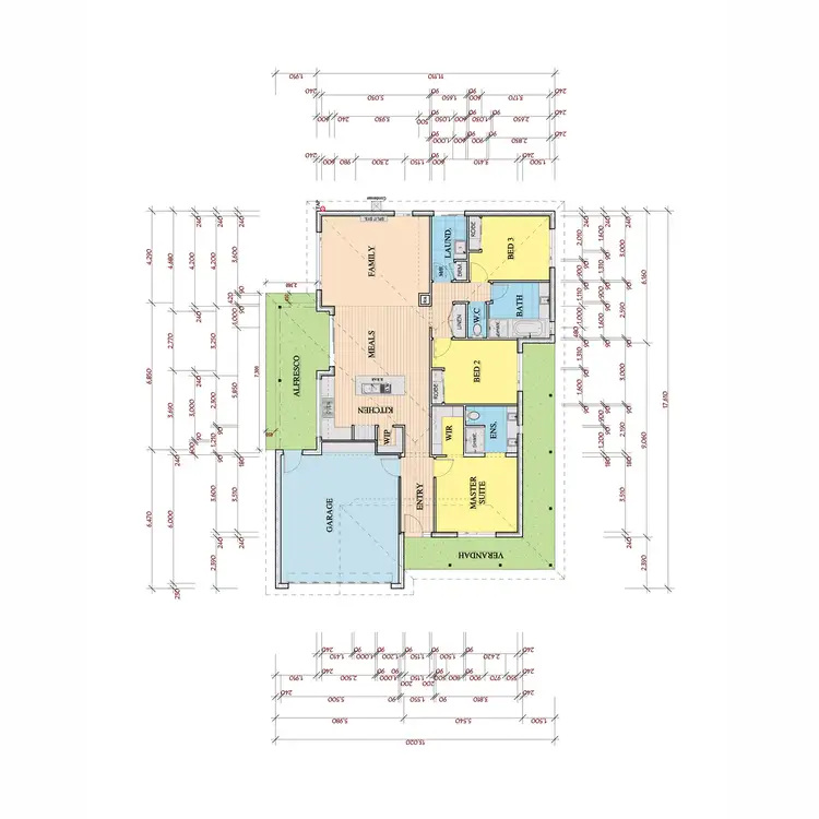 Floorplan of Homely house listing, 51 Woondella Boulevard, Sale VIC 3850
