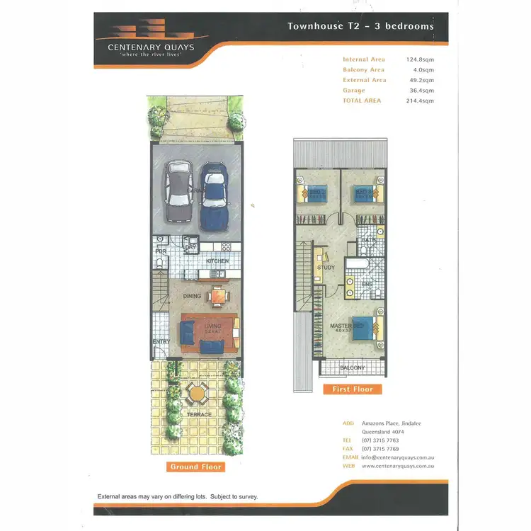 Floorplan of Homely townhouse listing, 58/28 Amazons Place, Jindalee QLD 4074