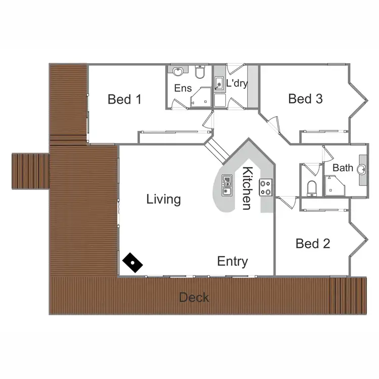 Floorplan of Homely house listing, 9 Alpine Ridge Drive, Merrijig VIC 3723