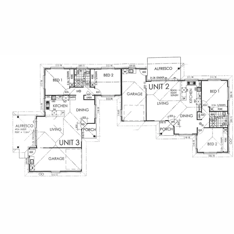 Floorplan of Homely semi-detached listing, 489 Stenner Street, Harristown QLD 4350