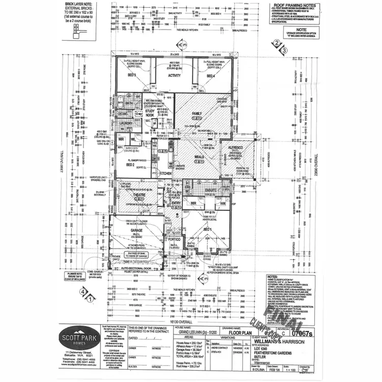 Floorplan of Homely house listing, 6 Featherstone Gardens, Butler WA 6036