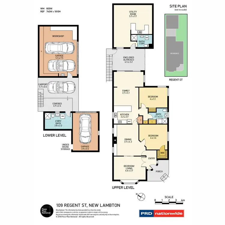 Floorplan of Homely house listing, 109 Regent Street, New Lambton NSW 2305
