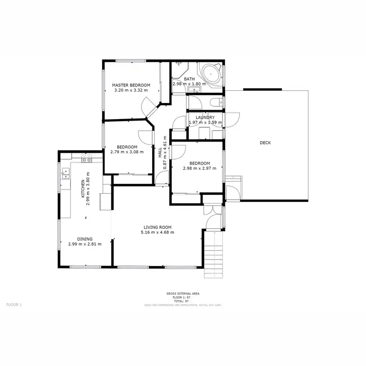 Floorplan of Homely house listing, 8 Taree Street, Chigwell TAS 7011