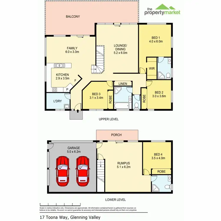Floorplan of Homely house listing, 17 Toona Way, Glenning Valley NSW 2261