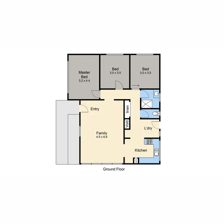 Floorplan of Homely house listing, 30 Norfolk Crescent, Frankston North VIC 3200
