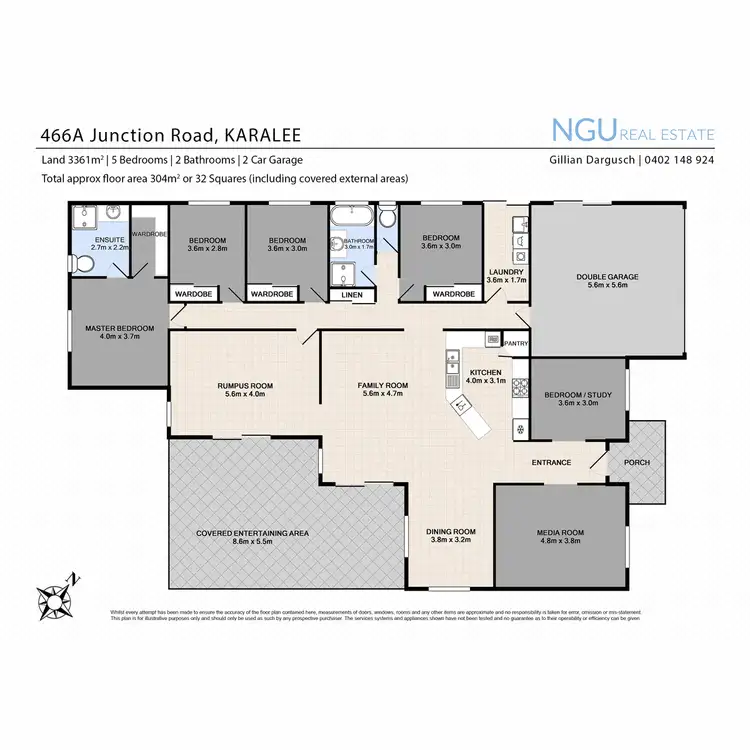 Floorplan of Homely house listing, 466A Junction Road, Karalee QLD 4306