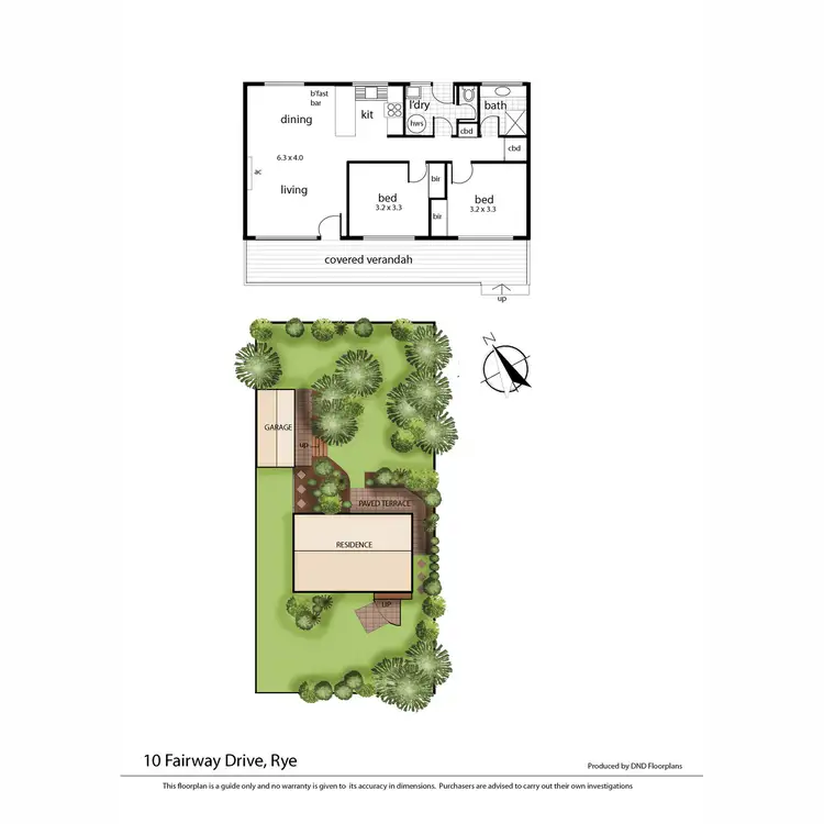 Floorplan of Homely house listing, 10 Fairway Drive, Rye VIC 3941