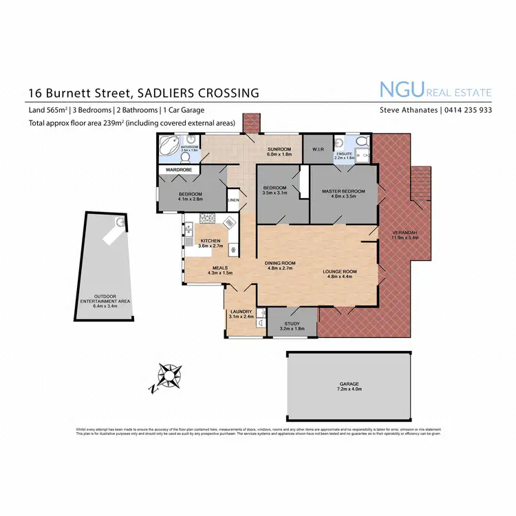 Floorplan of Homely house listing, 16 Burnett Street, Sadliers Crossing QLD 4305