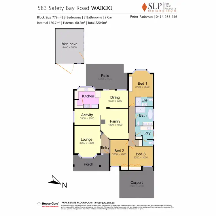 Floorplan of Homely house listing, 583 Safety Bay Road, Waikiki WA 6169