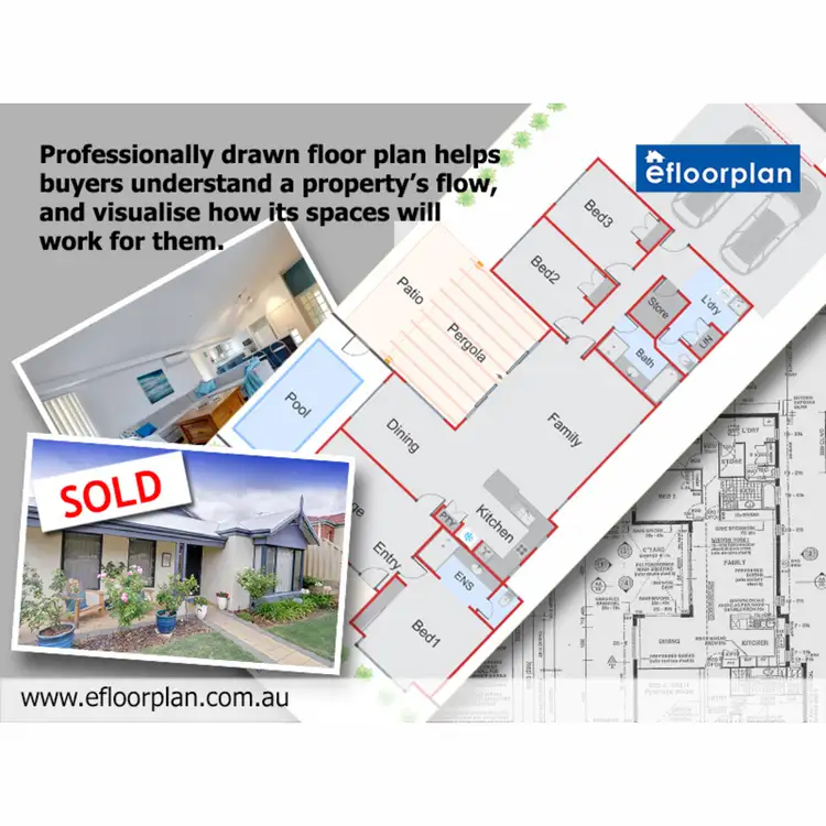 Floorplan of Homely house listing, 1 Bennevis Turn, Kinross WA 6028