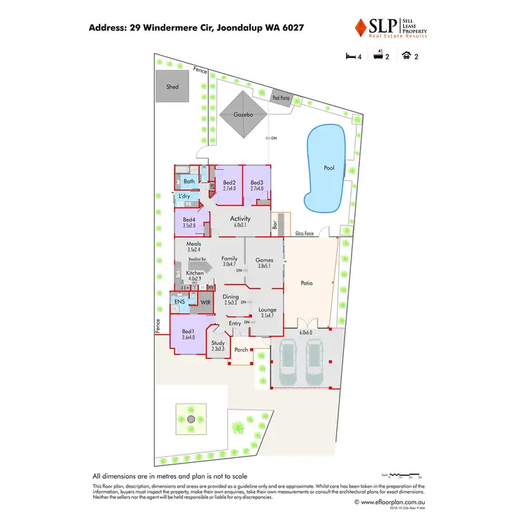 Floorplan of Homely house listing, 29 Windermere Circle, Joondalup WA 6027