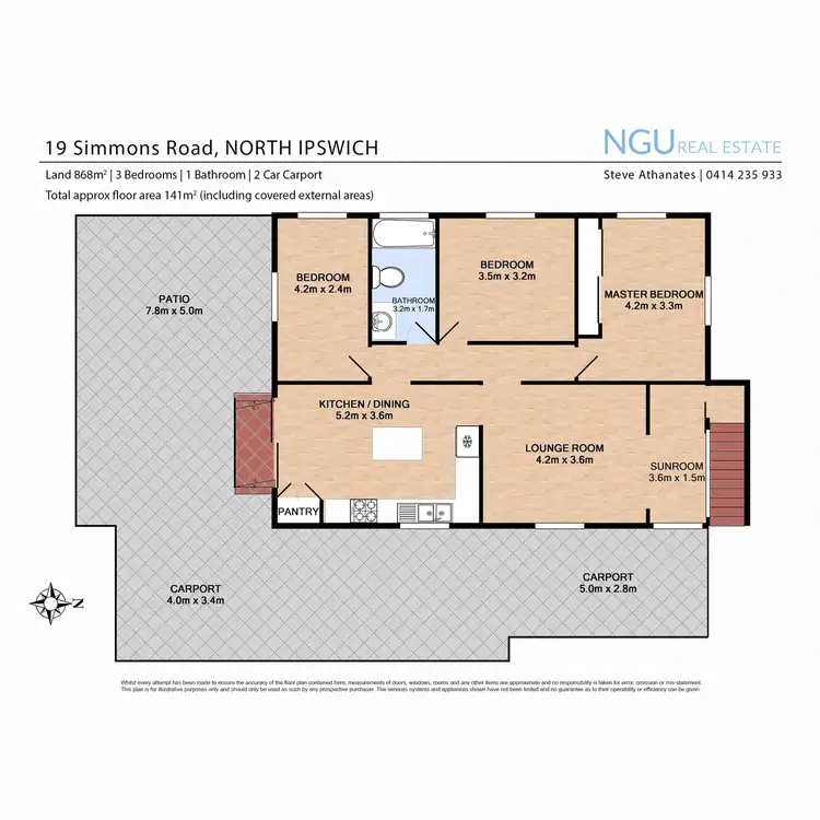 Floorplan of Homely house listing, 19 Simmons Road, North Ipswich QLD 4305