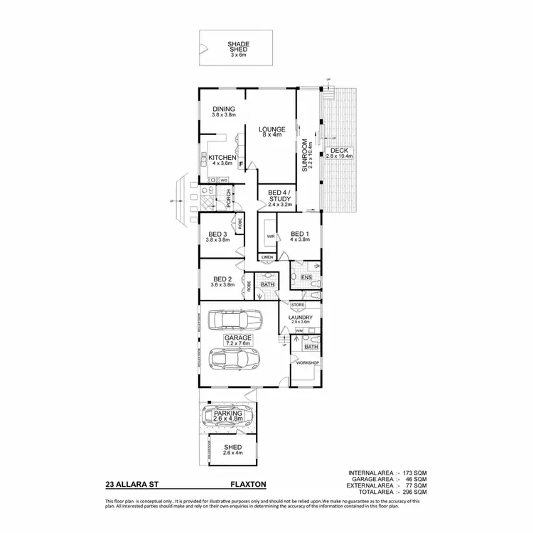 Floorplan of Homely house listing, 23 Allara Street, Flaxton QLD 4560