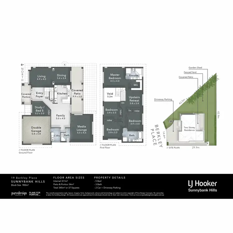 Floorplan of Homely house listing, 19 Berkley Place, Sunnybank Hills QLD 4109