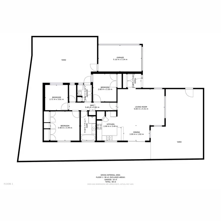 Floorplan of Homely house listing, 5/21 Parsonage Place, Sorell TAS 7172