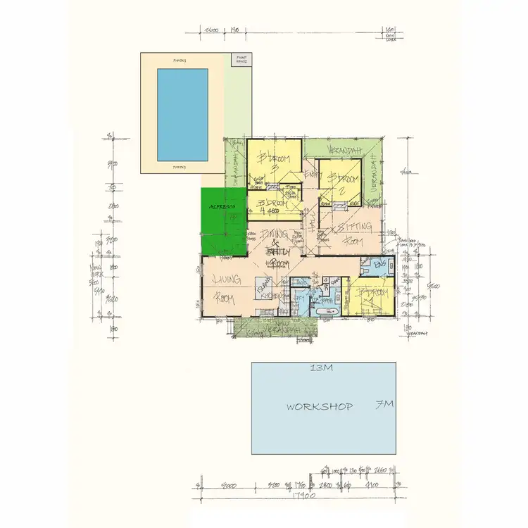 Floorplan of Homely house listing, 162 - 164 Stawell Street, Sale VIC 3850