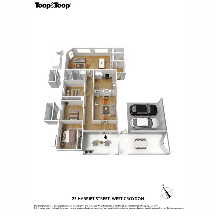 Floorplan of Homely house listing, 25 Harriet Street, West Croydon SA 5008