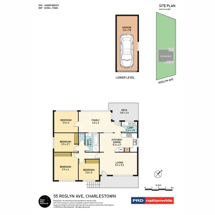 Floorplan of Homely house listing, 55 Roslyn Avenue, Charlestown NSW 2290