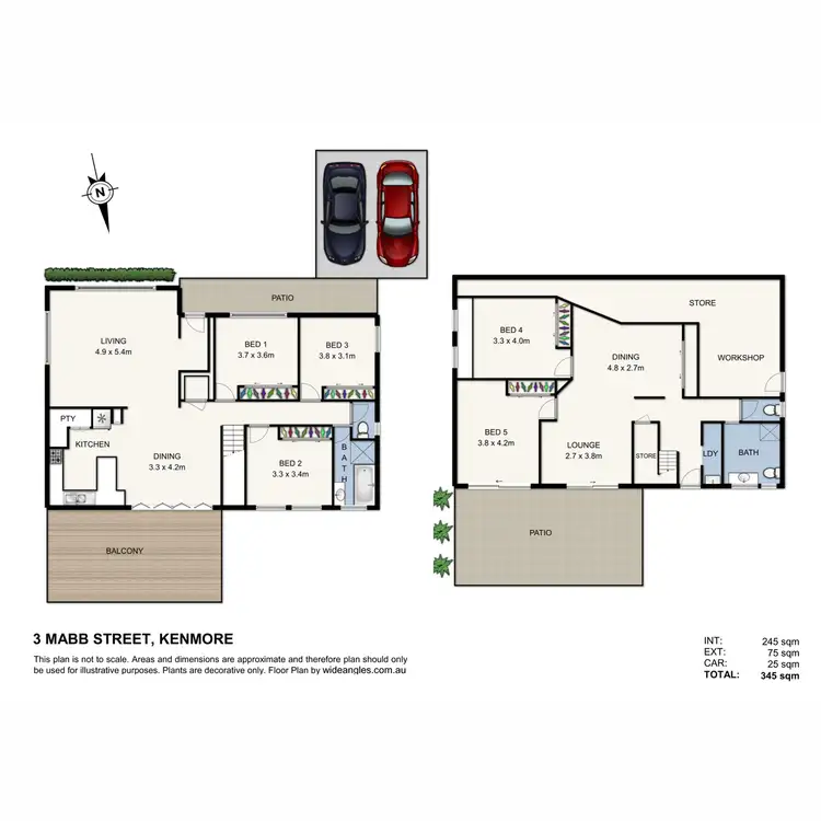 Floorplan of Homely house listing, 3 Mabb Street, Kenmore QLD 4069