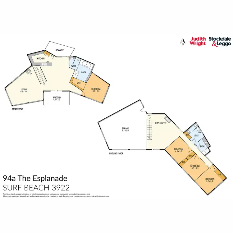 Floorplan of Homely house listing, 94A The Esplanade, Surf Beach VIC 3922