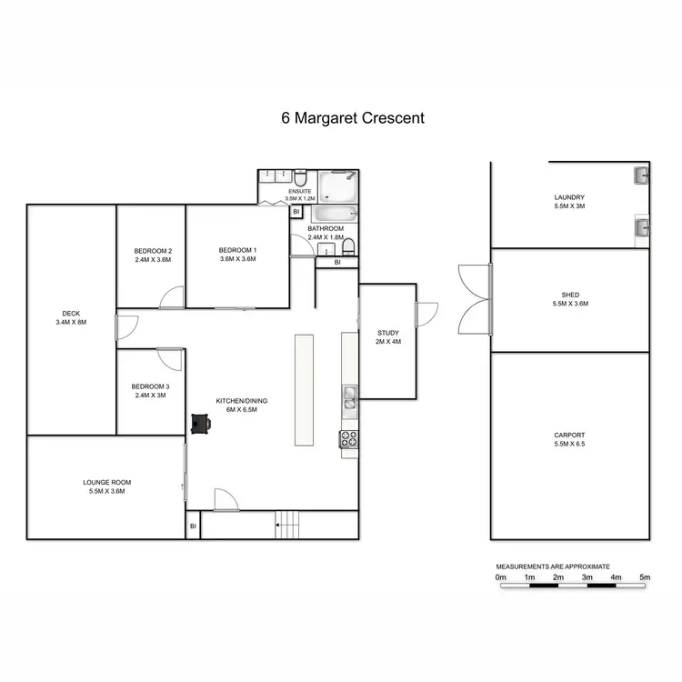 Floorplan of Homely house listing, 6 Margaret Crescent, South Grafton NSW 2460