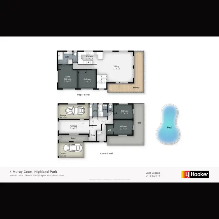 Floorplan of Homely house listing, 4 Moray Court, Highland Park QLD 4211