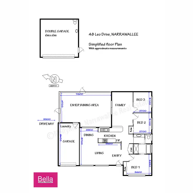 Floorplan of Homely house listing, 48 Leo Drive, Narrawallee NSW 2539