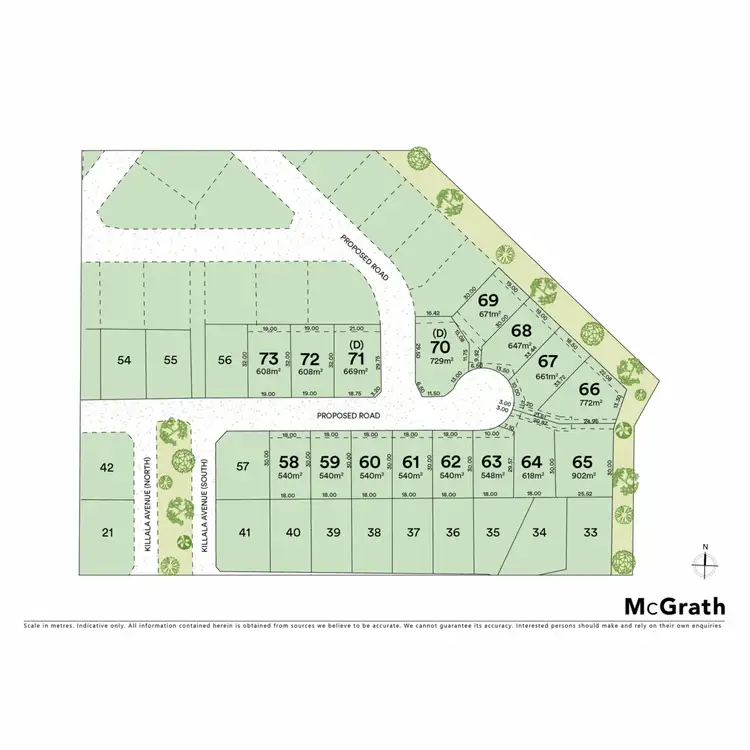 Floorplan of Homely land listing, Lot 73 River Oaks Estate, Ballina NSW 2478