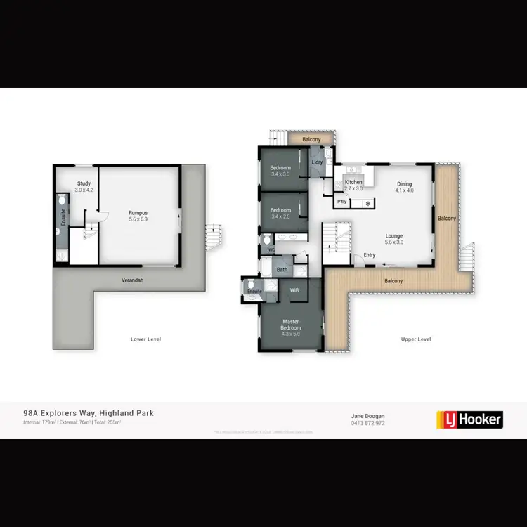Floorplan of Homely house listing, 98A Explorers Way, Highland Park QLD 4211