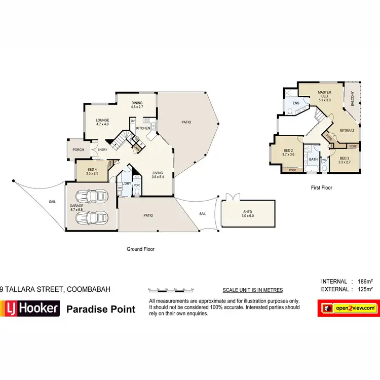 Floorplan of Homely house listing, 9 Tallara Street, Coombabah QLD 4216