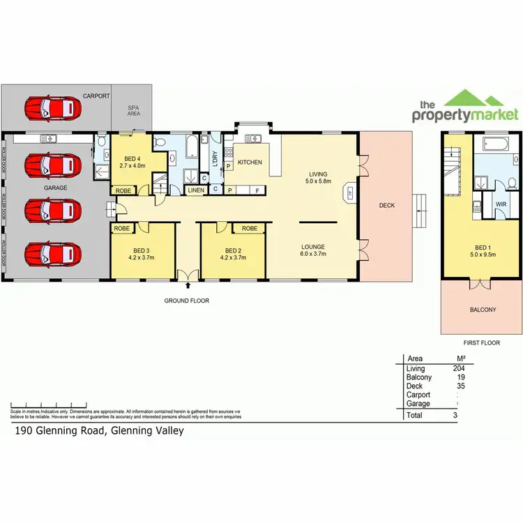 Floorplan of Homely rural property listing, 190 Glenning Road, Glenning Valley NSW 2261
