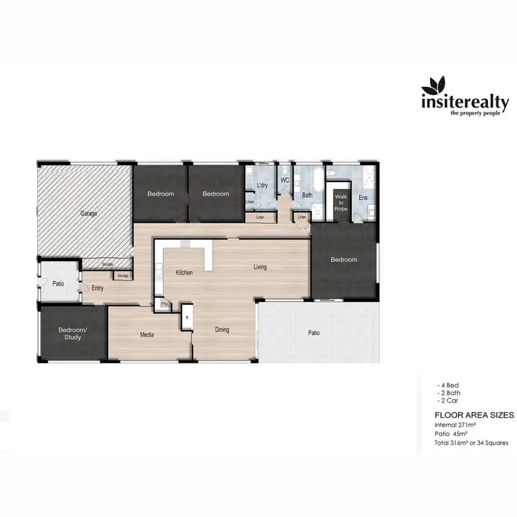 Floorplan of Homely house listing, 11 Tytherleigh Avenue, Landsborough QLD 4550