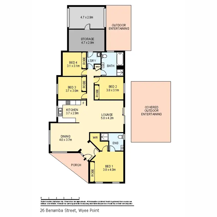 Floorplan of Homely house listing, 26 Benamba Street, Wyee Point NSW 2259