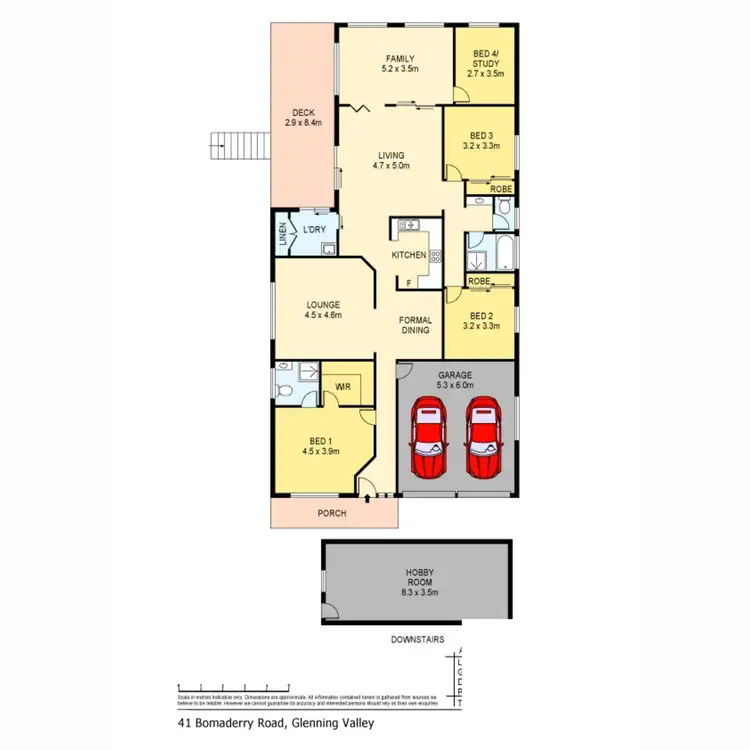 Floorplan of Homely house listing, 41 Bomaderry Crescent, Glenning Valley NSW 2261