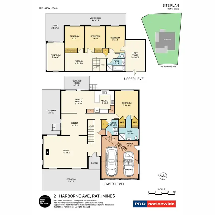 Floorplan of Homely house listing, 21 Harborne Avenue, Rathmines NSW 2283