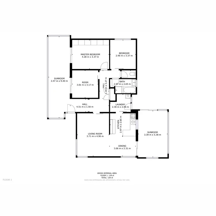 Floorplan of Homely house listing, 16 Hudson Crescent, Glenorchy TAS 7010