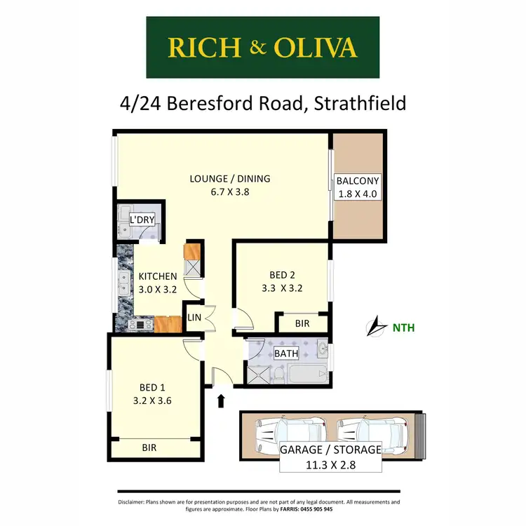Floorplan of Homely apartment listing, 4/24 Beresford Road, Strathfield NSW 2135